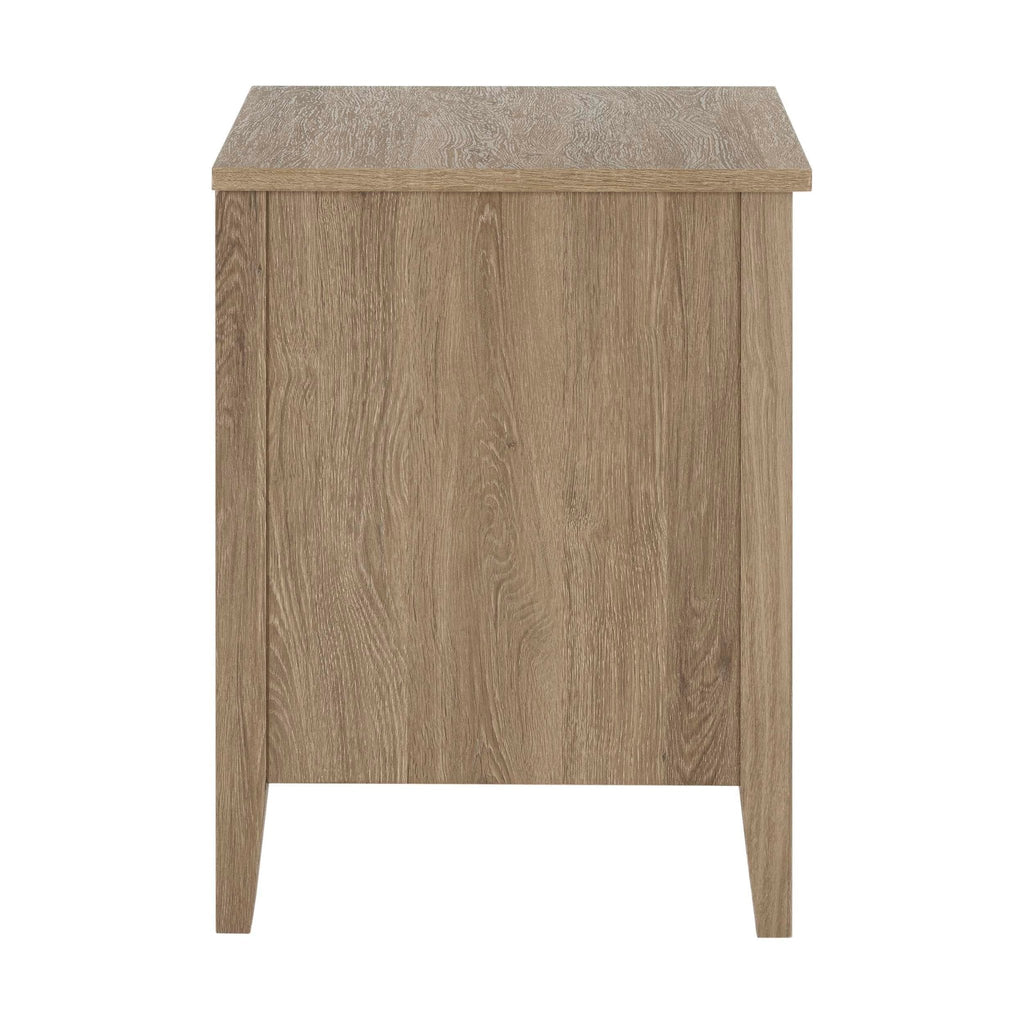 Dusklia - Nell 2 Drawer Bedside Table - Wood