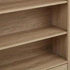 Dusklia - Nell Bookshelf with Drawer - Wood