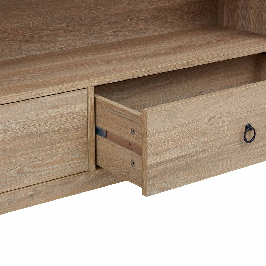 Dusklia - Nell Bookshelf with Drawer - Wood