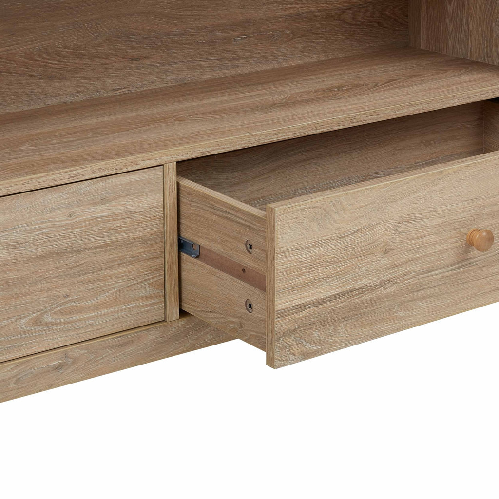 Dusklia - Nell Bookshelf with Drawer - Wood