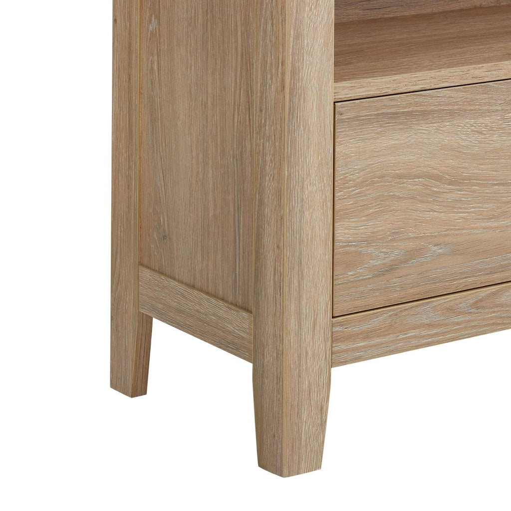 Dusklia - Nell Bookshelf with Drawer - Wood