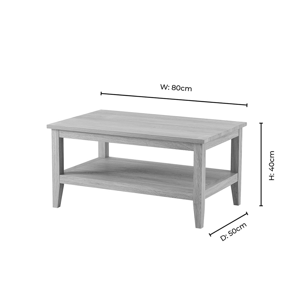 Dusklia - Nell Coffee Table - Light Wood