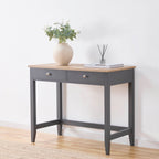Dusklia - Nell Dressing Table Console - Charcoal