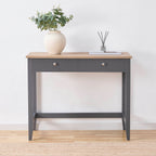 Dusklia - Nell Dressing Table Console - Charcoal