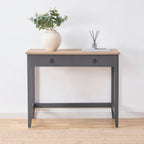 Dusklia - Nell Dressing Table Console - Charcoal