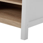 Dusklia - Nell Hallway Shelf with Hooks - Grey