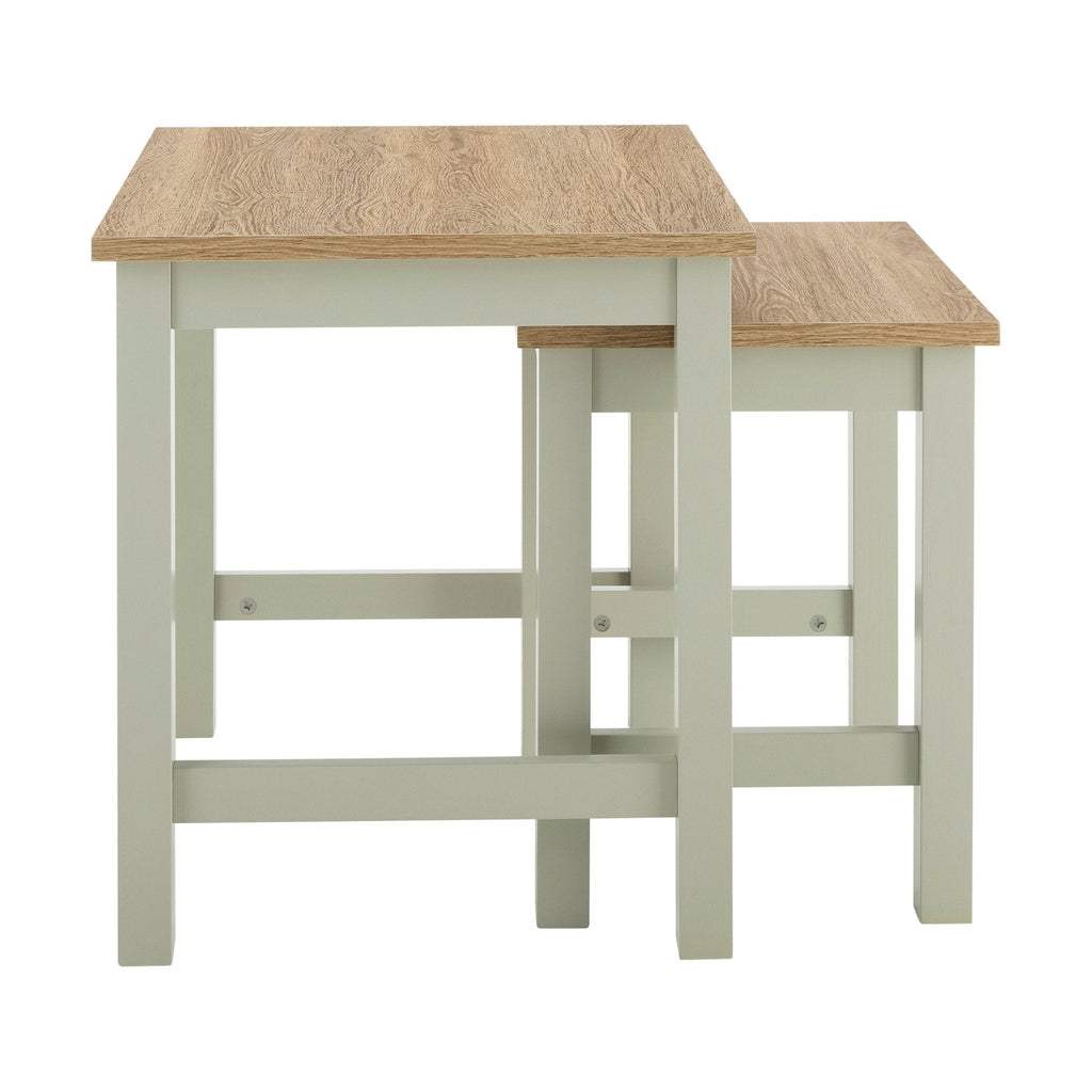 Dusklia - Nell Nesting Side Table - Sage Green