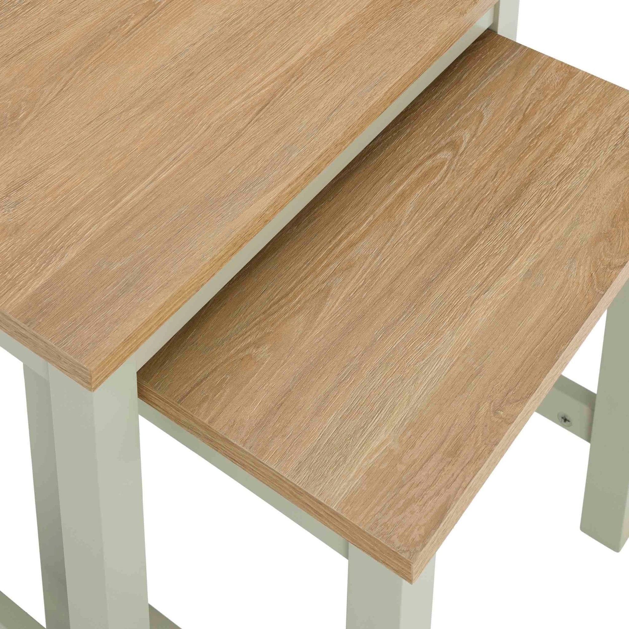Dusklia - Nell Nesting Side Table - Sage Green