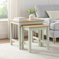 Dusklia - Nell Nesting Side Table - Sage Green