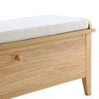 Dusklia - Nell Seated Storage Cabinet  - Light Wood