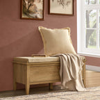 Dusklia - Nell Seated Storage Cabinet  - Light Wood