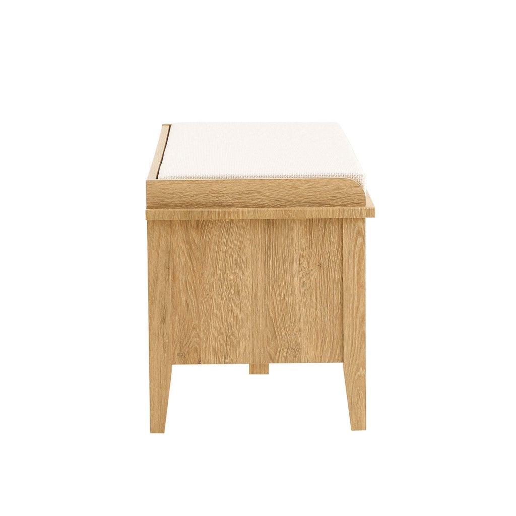Dusklia - Nell Seated Storage Cabinet  - Light Wood
