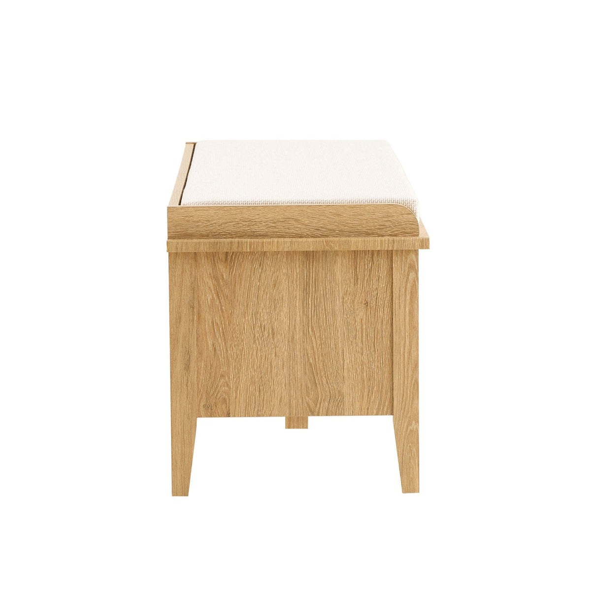 Dusklia - Nell Seated Storage Cabinet  - Light Wood