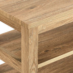 Dusklia - Nell Shoe Storage Bench - Light Wood