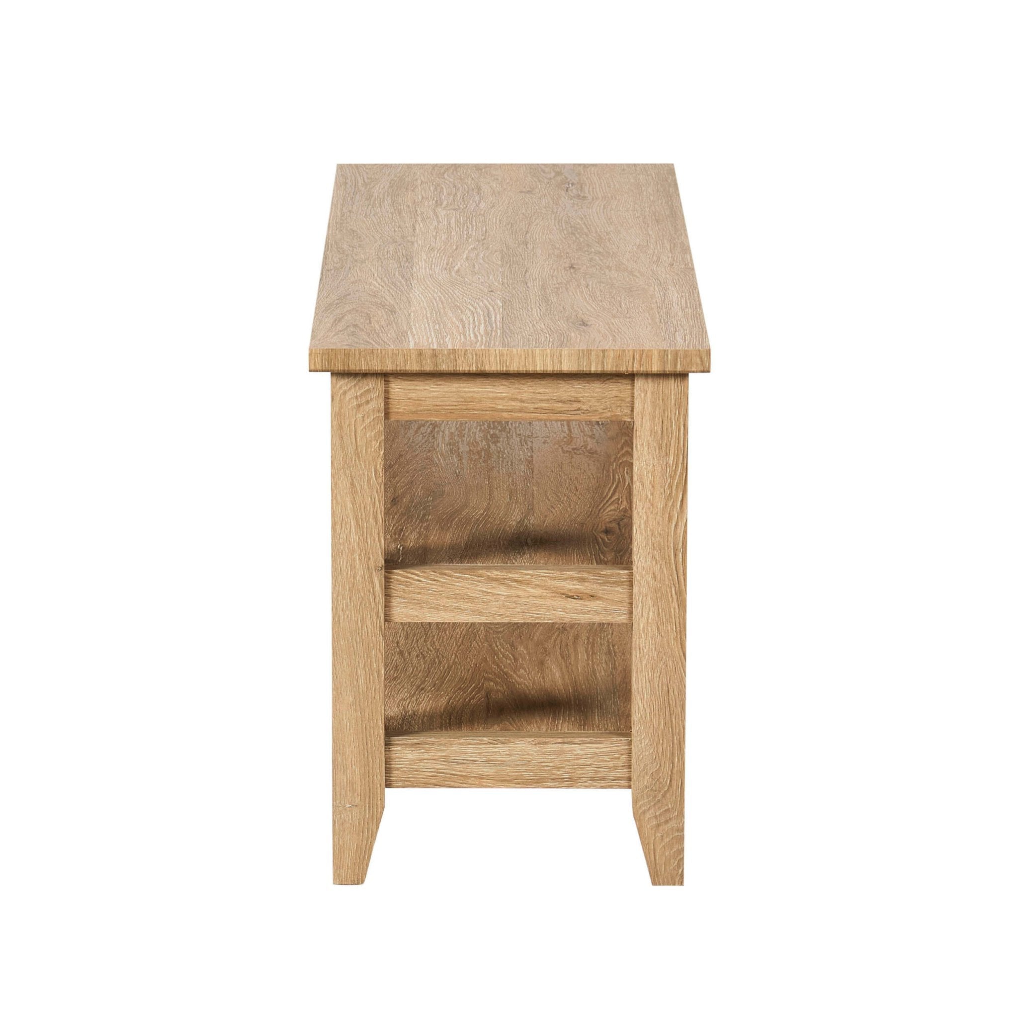 Banc de rangement pour chaussures Nell - Bois clair