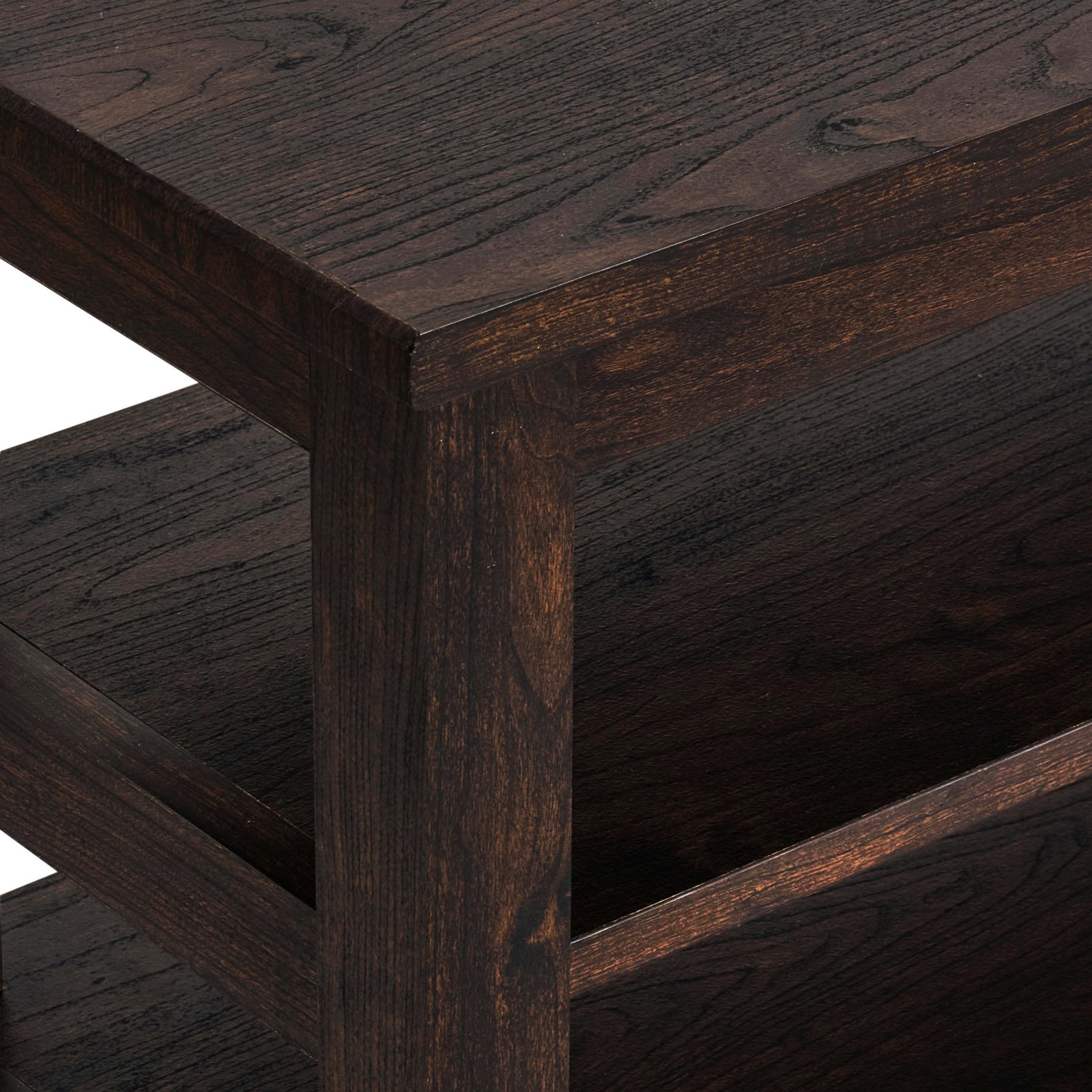 Banc de rangement pour chaussures Nell - Noyer