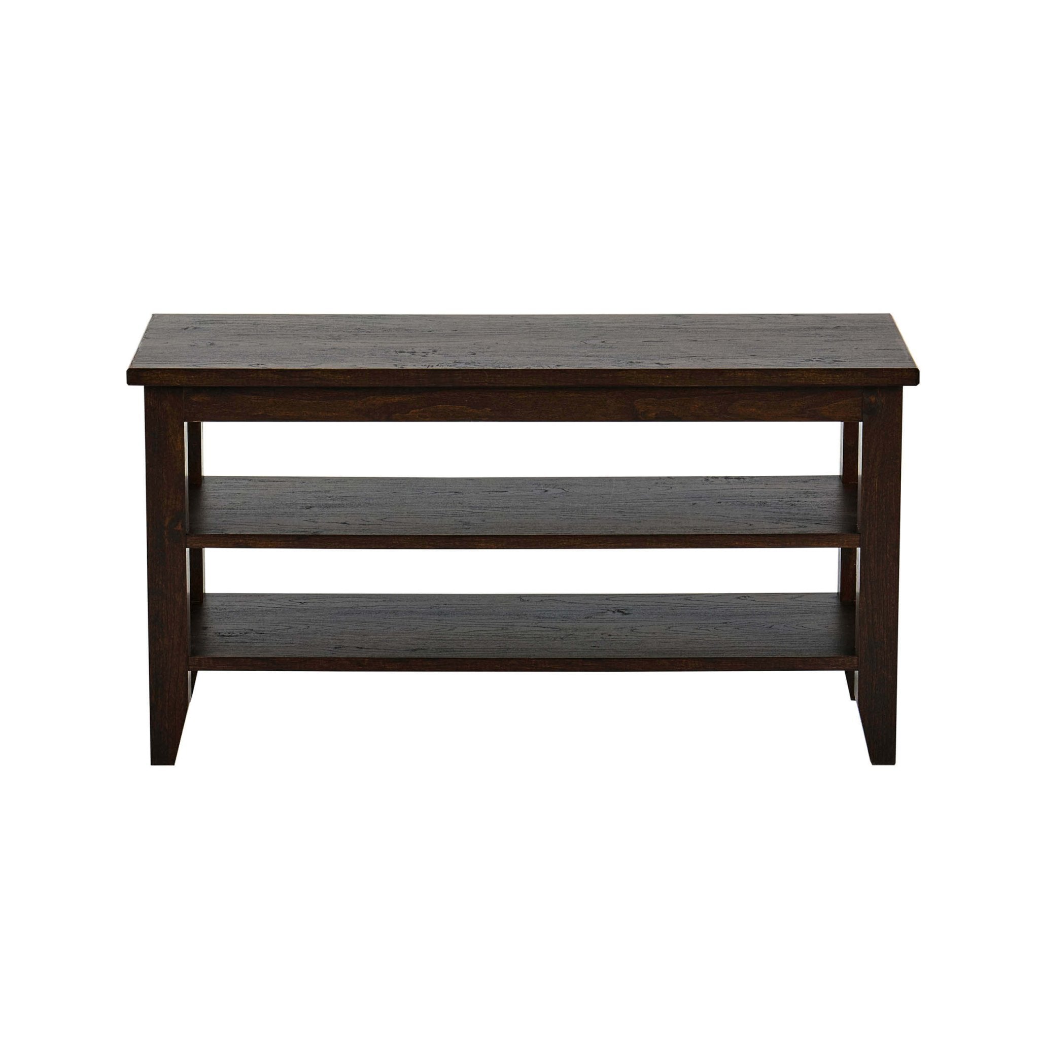 Banc de rangement pour chaussures Nell - Noyer
