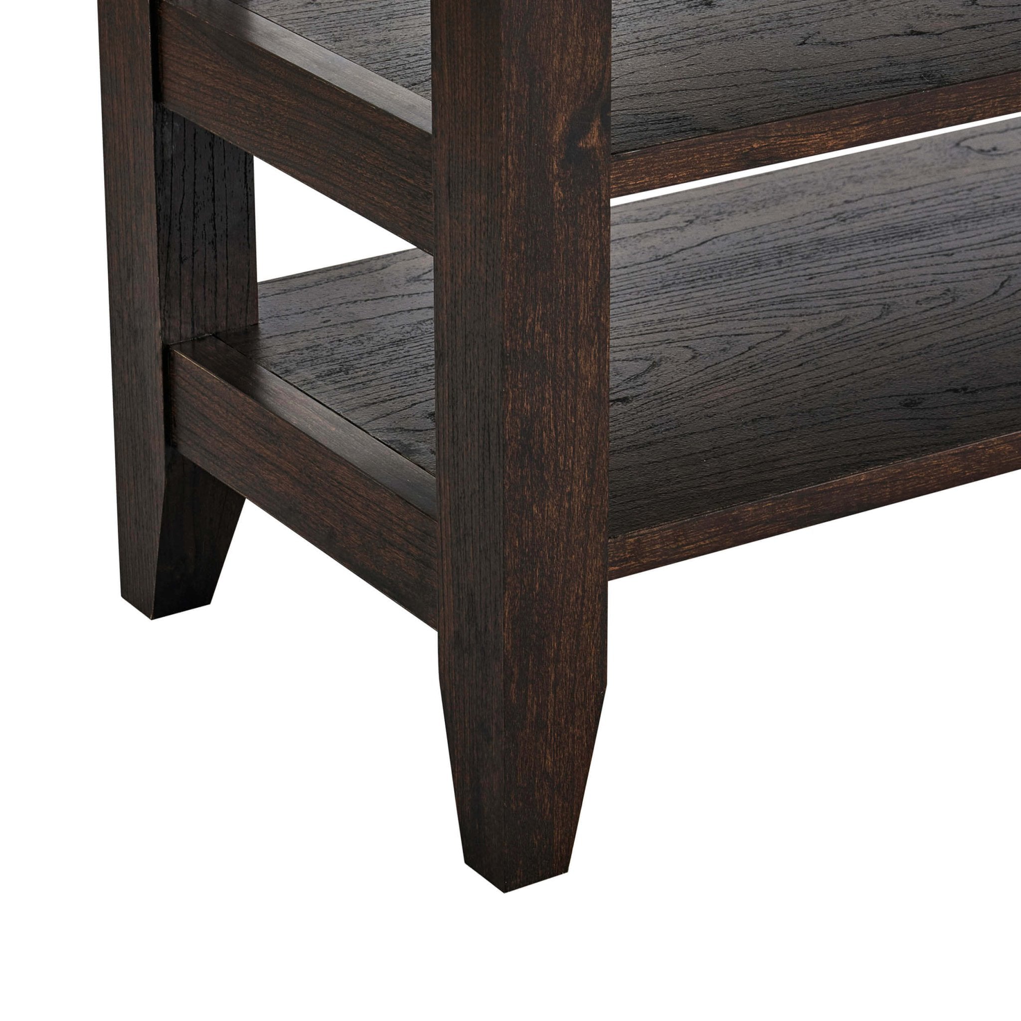 Banc de rangement pour chaussures Nell - Noyer