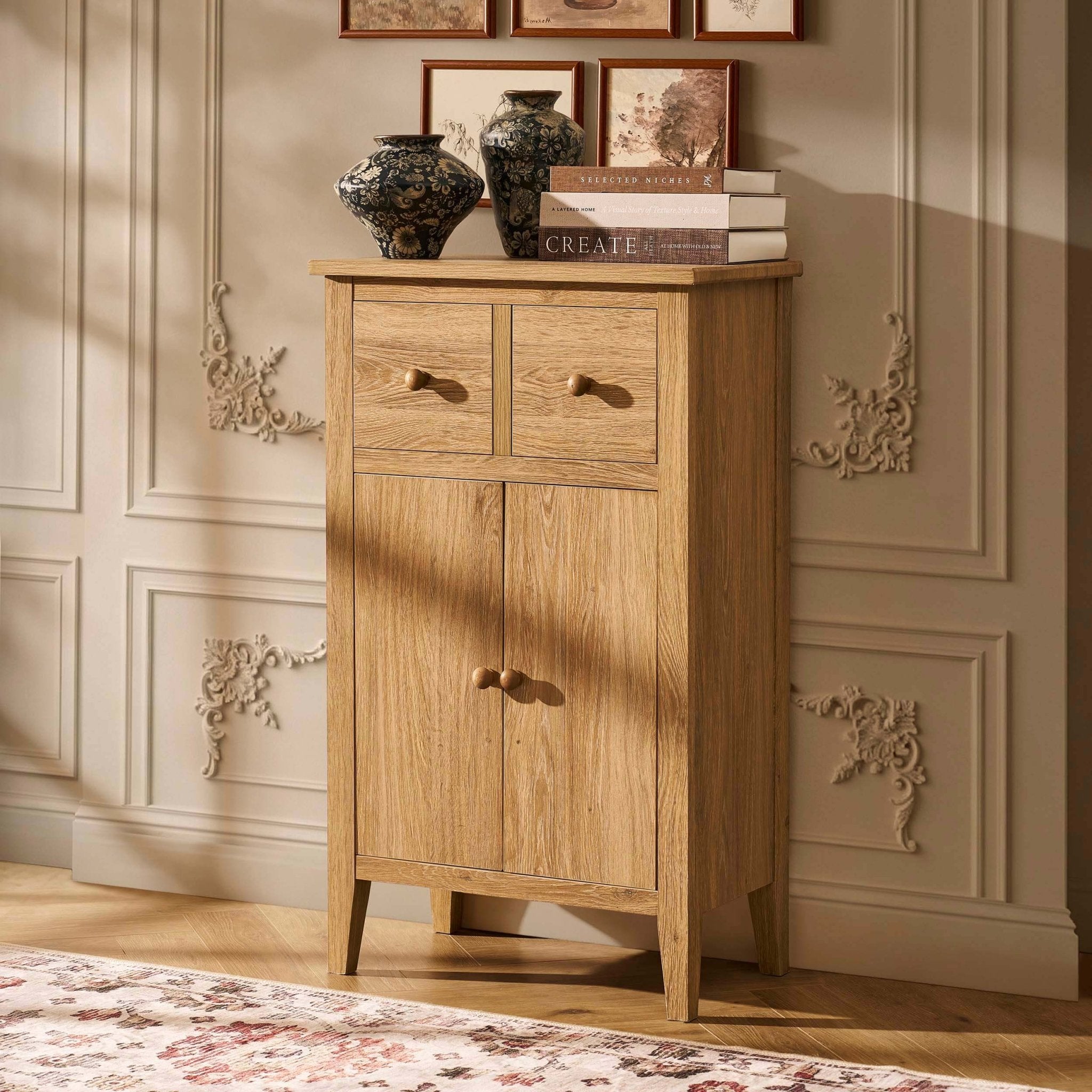 Enfilade gain de place Nell - Bois clair