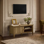 Dusklia - Nell Space Saving TV Unit (100cm) - Light Wood