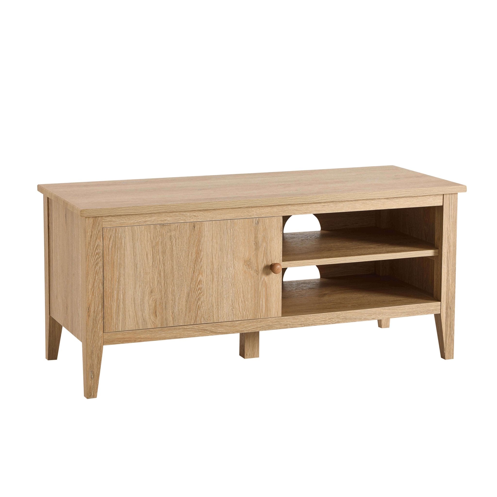 Dusklia - Nell Space Saving TV Unit (100cm) - Light Wood
