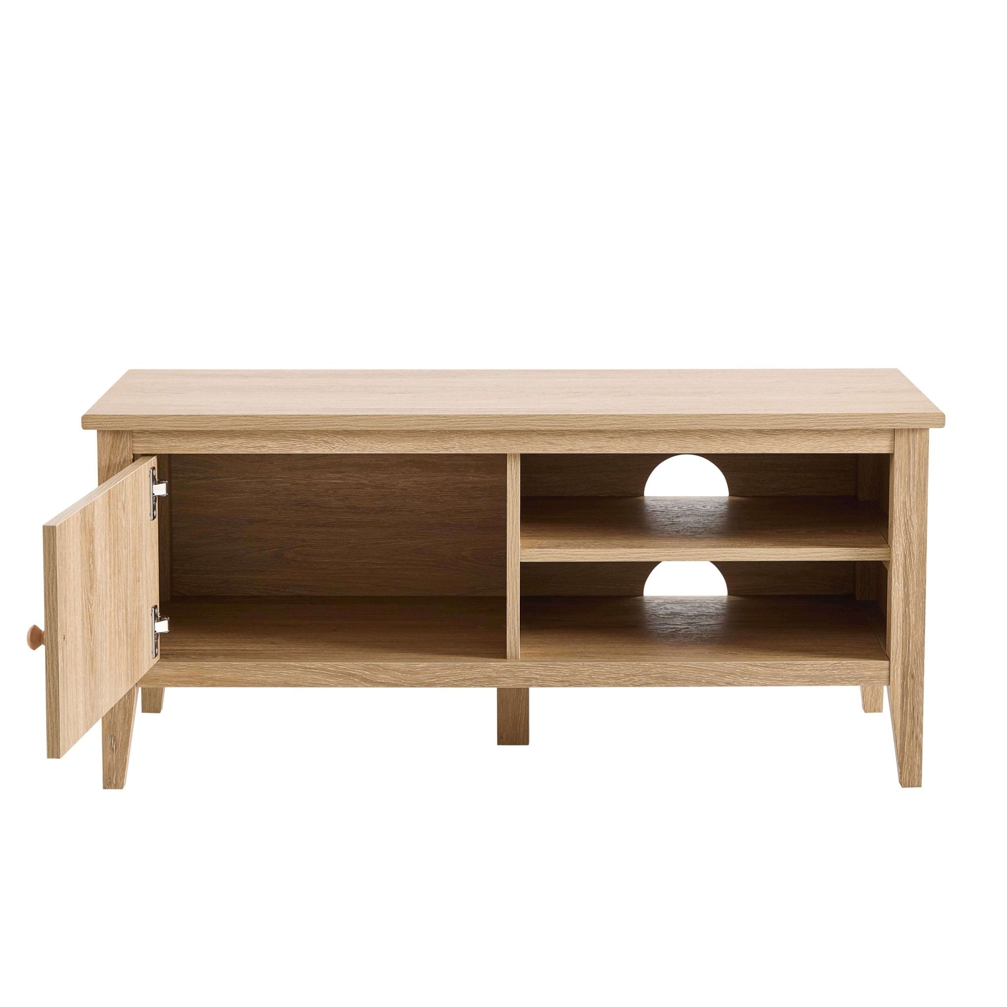 Dusklia - Nell Space Saving TV Unit (100cm) - Light Wood