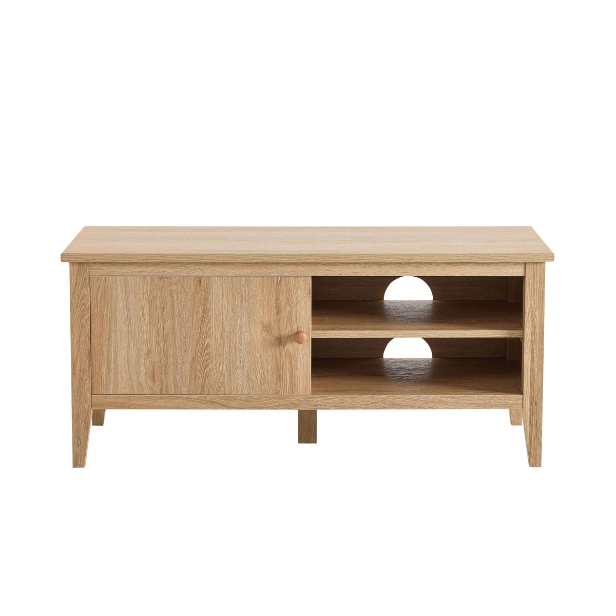 Dusklia - Nell Space Saving TV Unit (100cm) - Light Wood