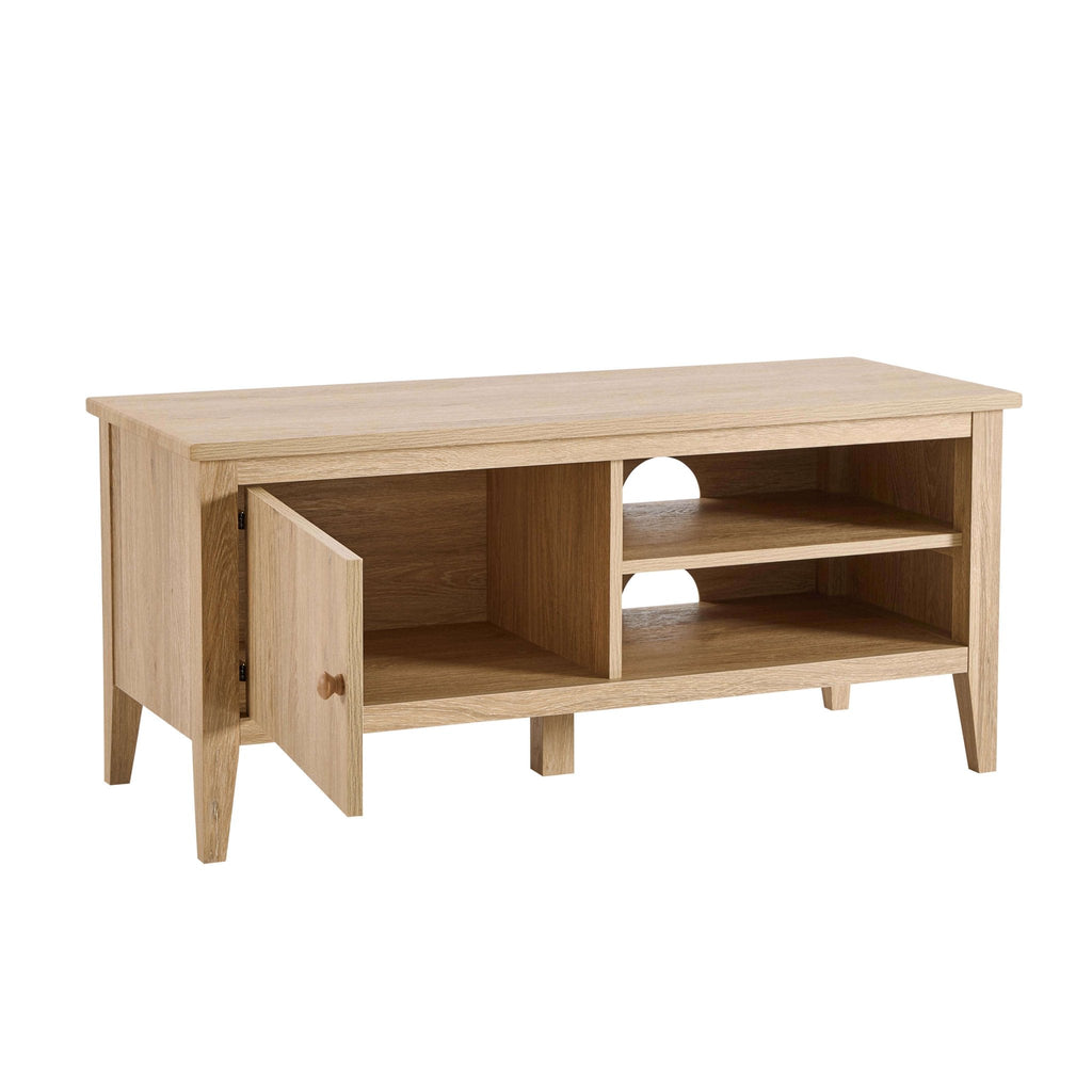 Dusklia - Nell Space Saving TV Unit (100cm) - Light Wood