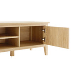 Dusklia - Nell Tv Unit for TVs up to 60 - Light Wood