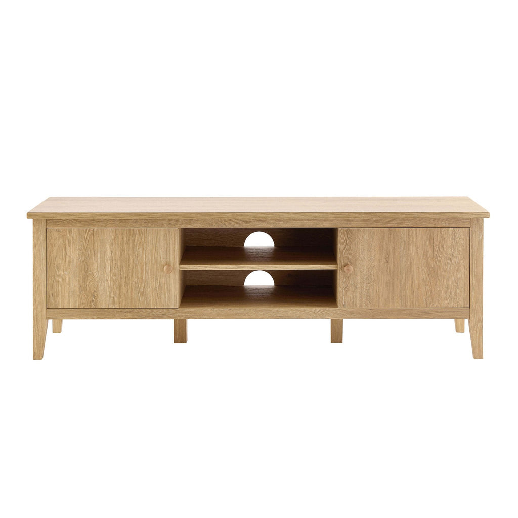 Dusklia - Nell Tv Unit for TVs up to 60 - Light Wood