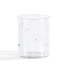 Dusklia - Nelly Polka Dot Glass Highballs - Set of 4 - Clear