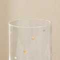 Dusklia - Nelly Polka Dot Glass Tumblers - Set of 4 - Clear