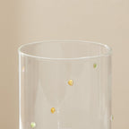 Dusklia - Nelly Polka Dot Glass Tumblers - Set of 4 - Clear