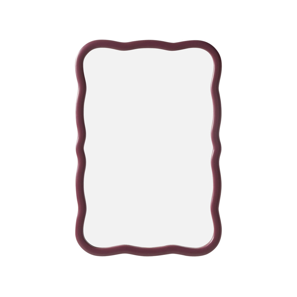 Dusklia - Niamh Wavy Wall Mirror - Tawny Port