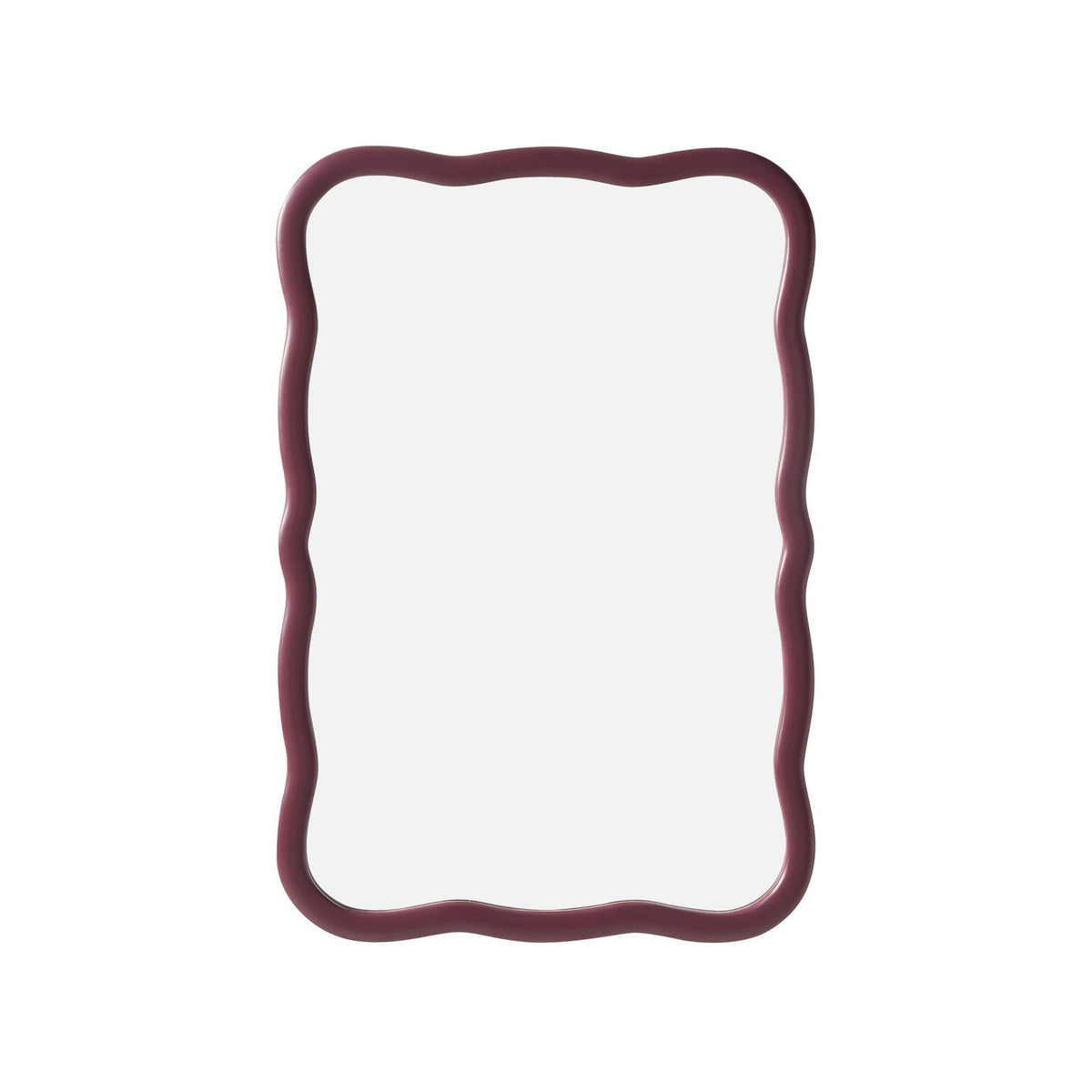 Dusklia - Niamh Wavy Wall Mirror - Tawny Port