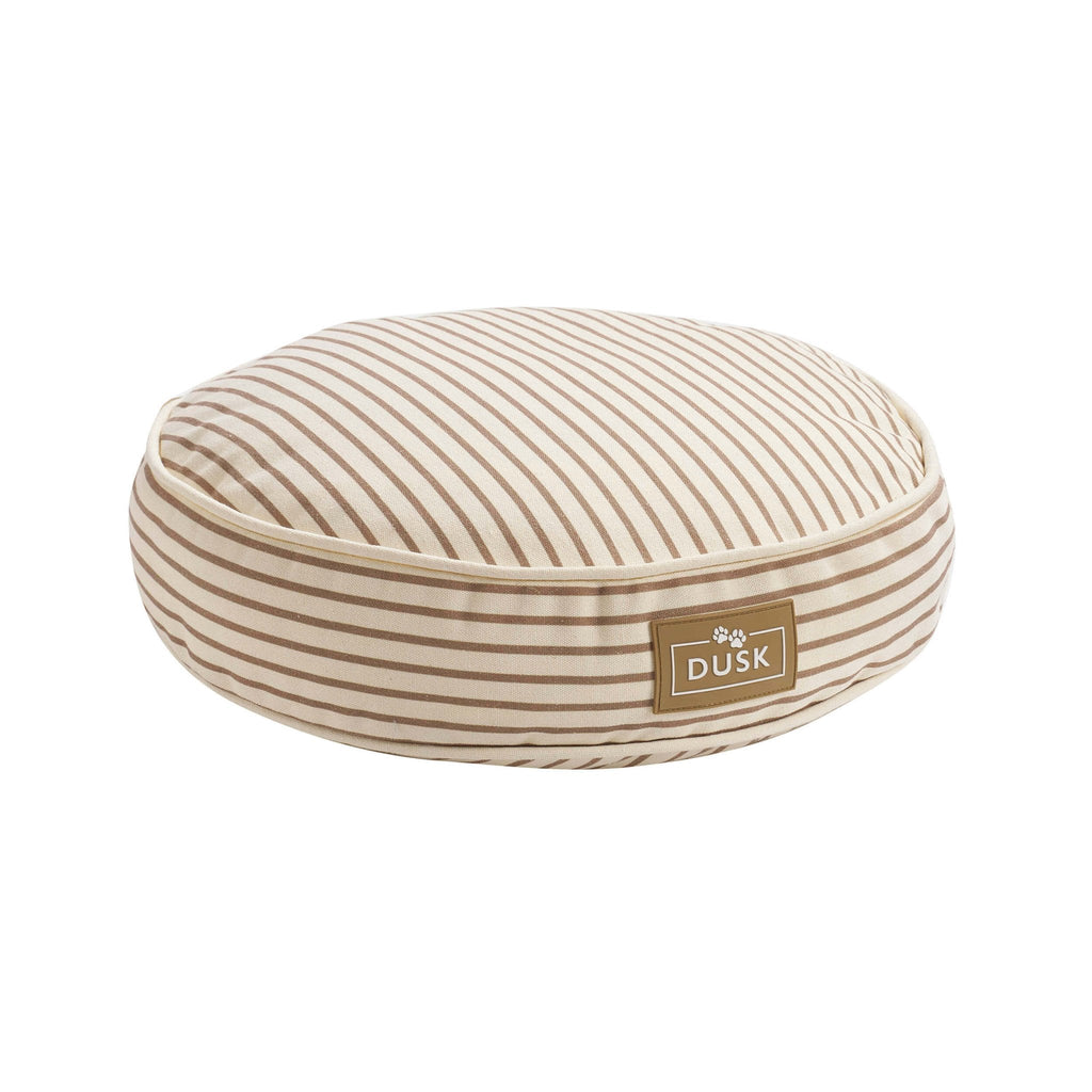 Dusklia - Nola Circle Striped Pillow Bed - Natural