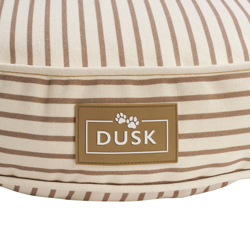 Dusklia - Nola Circle Striped Pillow Bed - Natural