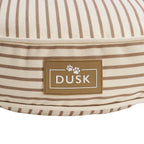 Dusklia - Nola Circle Striped Pillow Bed - Natural