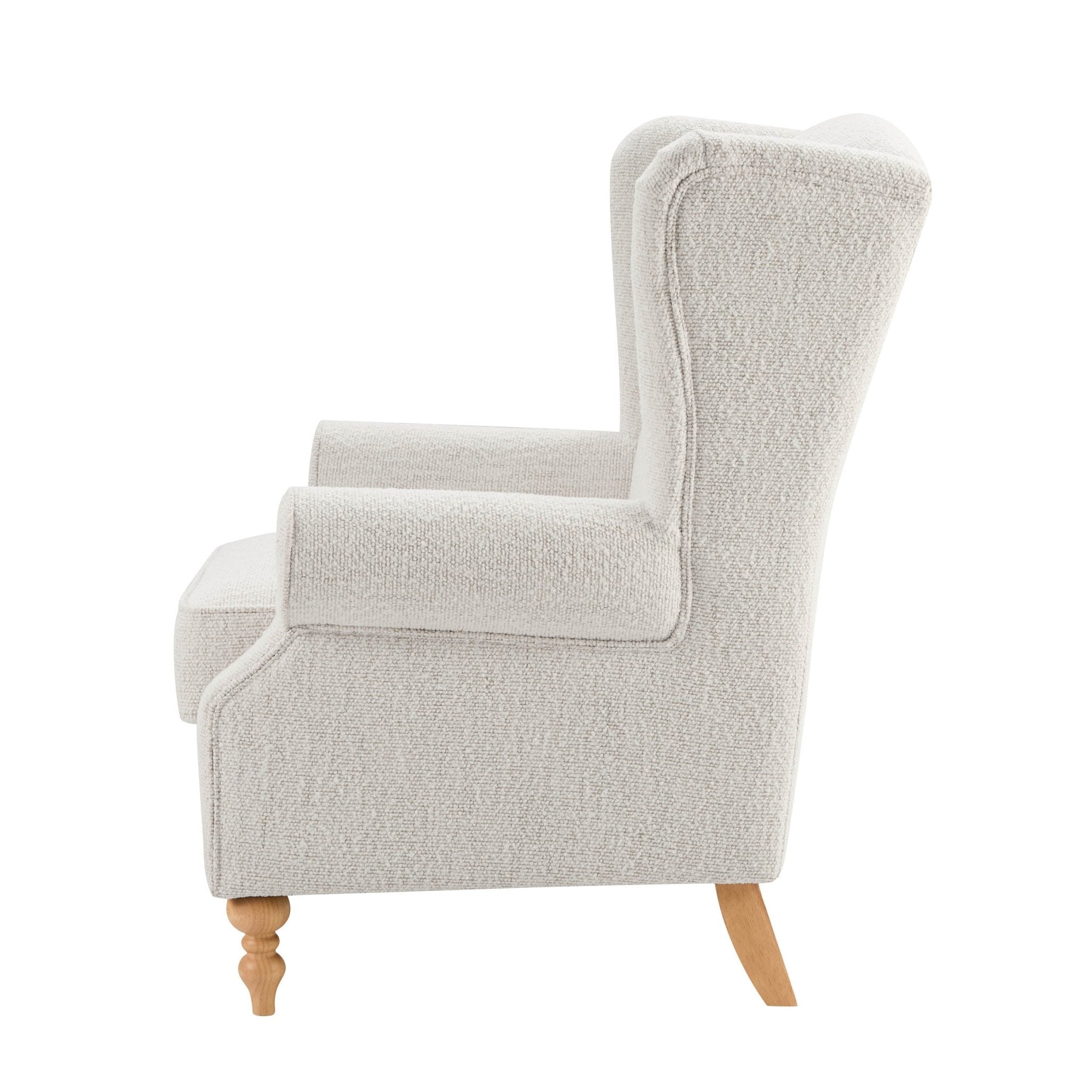 Dusklia - Nora Armchair - Boucle Ivory
