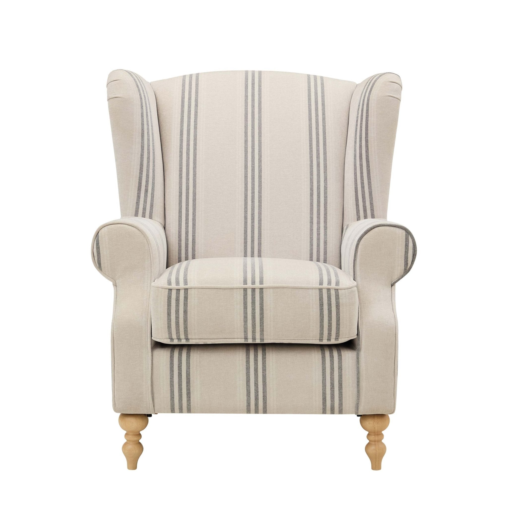 Dusklia - Nora Armchair - Natural Stripe