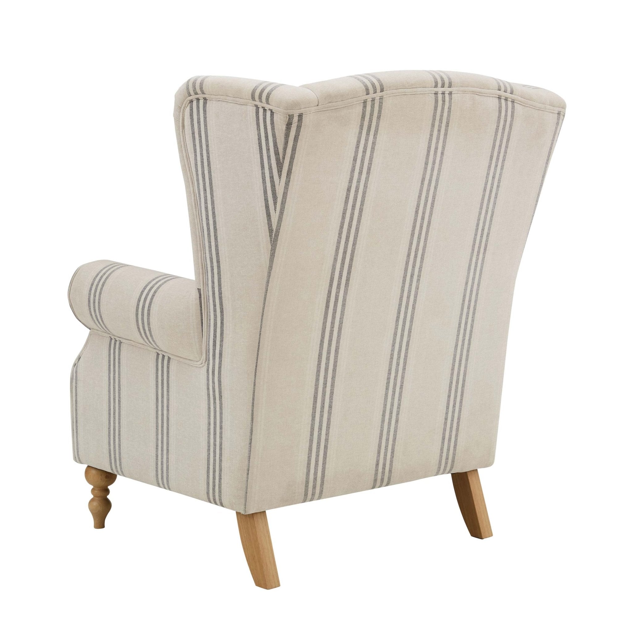 Dusklia - Nora Armchair - Natural Stripe