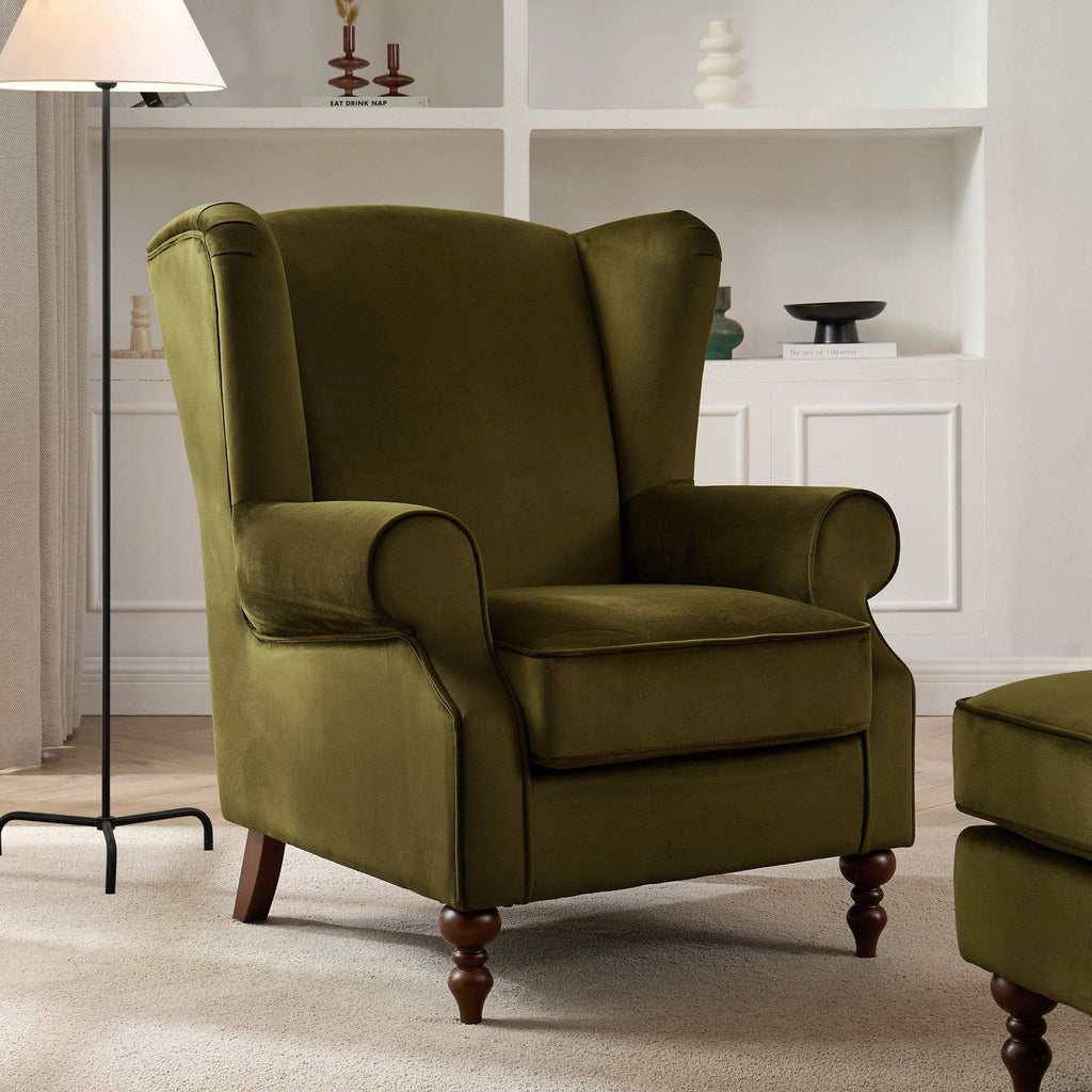 Dusklia - Nora Armchair - Rich Green