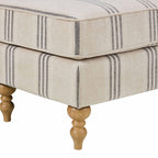 Dusklia - Nora Pouffe - Natural Stripe