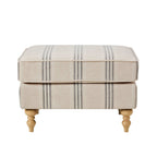 Dusklia - Nora Pouffe - Natural Stripe