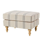Dusklia - Nora Pouffe - Natural Stripe