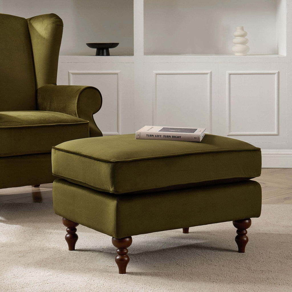 Dusklia - Nora Pouffe - Rich Green