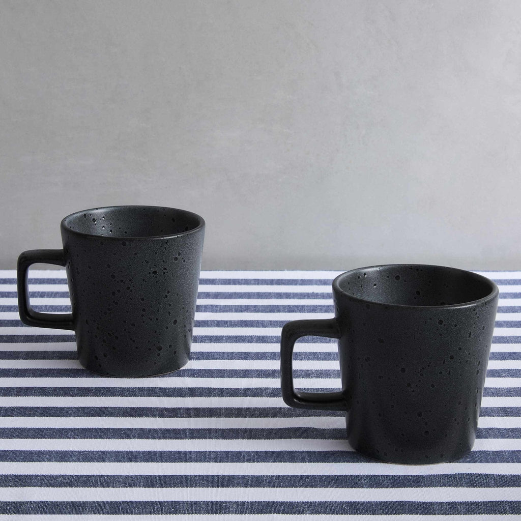 Dusklia - Nori Stoneware Mugs - Charcoal Grey