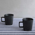 Dusklia - Nori Stoneware Mugs - Charcoal Grey