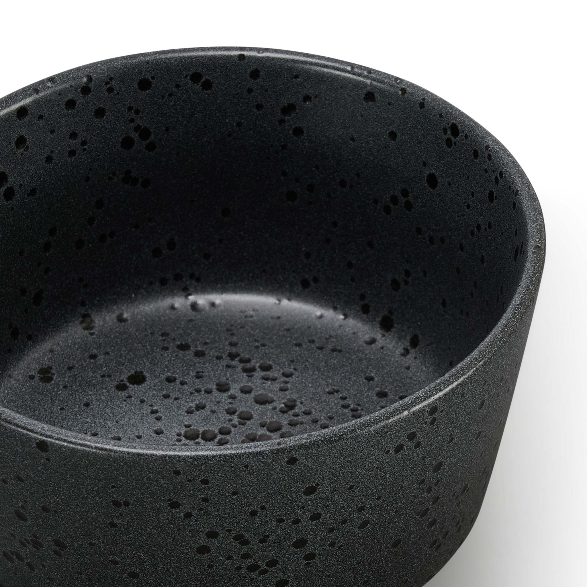 Dusklia - Nori Stoneware Set of 4 Cereal Bowls - Charcoal Grey