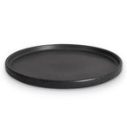 Dusklia - Nori Stoneware Set of 4 Dinner Plates - Charcoal Grey